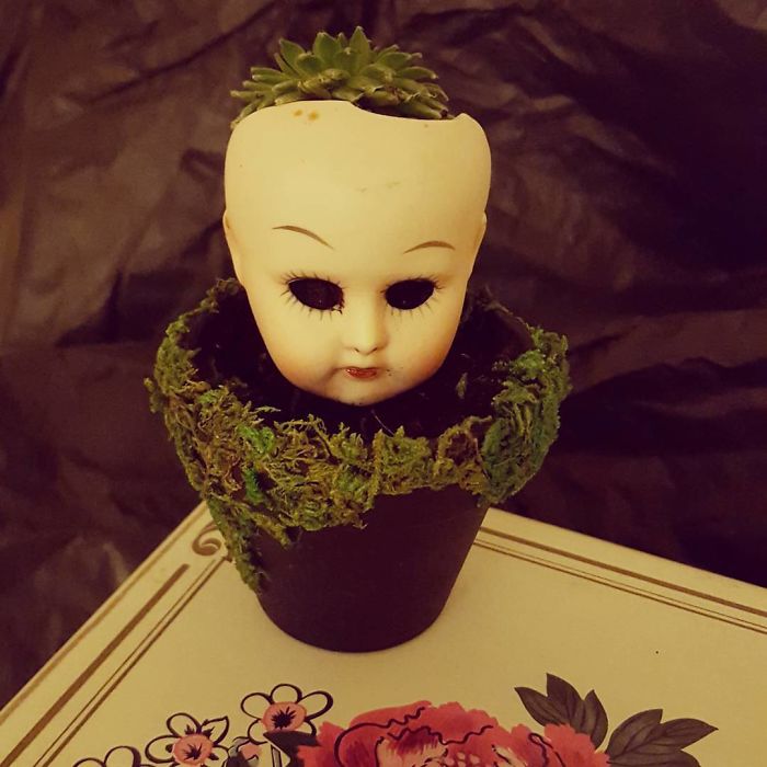 145 People Who Turned Old Dolls Into Planters And Scared The Hell Out Of Their Neighbors 145 People Who Turned Old Dolls Into Planters And Scared The Hell Out Of Their Neighbors
