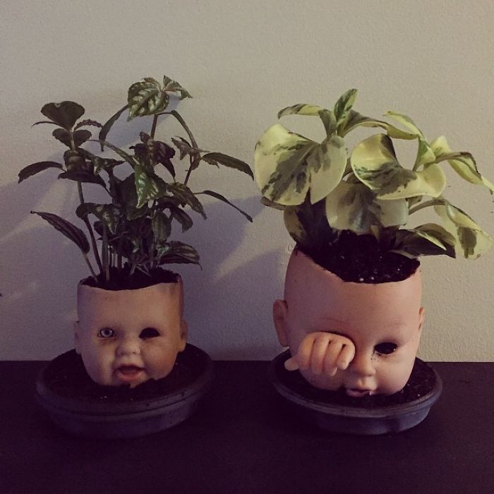 145 People Who Turned Old Dolls Into Planters And Scared The Hell Out Of Their Neighbors 145 People Who Turned Old Dolls Into Planters And Scared The Hell Out Of Their Neighbors