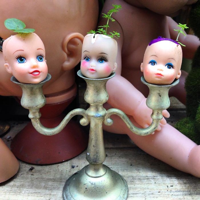 145 People Who Turned Old Dolls Into Planters And Scared The Hell Out Of Their Neighbors 145 People Who Turned Old Dolls Into Planters And Scared The Hell Out Of Their Neighbors