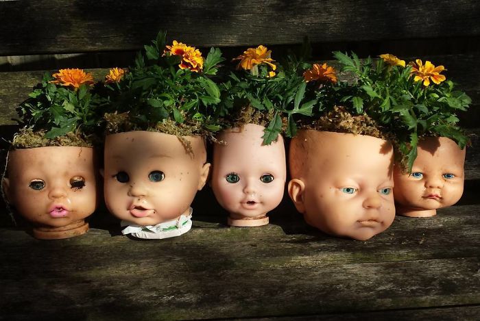 145 People Who Turned Old Dolls Into Planters And Scared The Hell Out Of Their Neighbors 145 People Who Turned Old Dolls Into Planters And Scared The Hell Out Of Their Neighbors