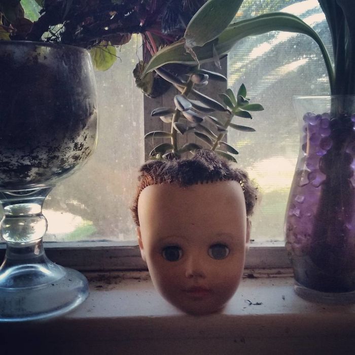 145 People Who Turned Old Dolls Into Planters And Scared The Hell Out Of Their Neighbors 145 People Who Turned Old Dolls Into Planters And Scared The Hell Out Of Their Neighbors