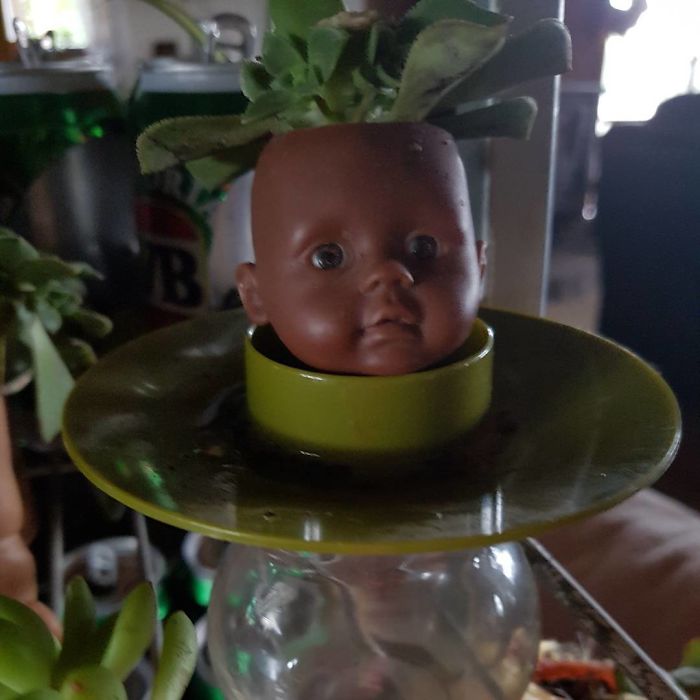 145 People Who Turned Old Dolls Into Planters And Scared The Hell Out Of Their Neighbors 145 People Who Turned Old Dolls Into Planters And Scared The Hell Out Of Their Neighbors