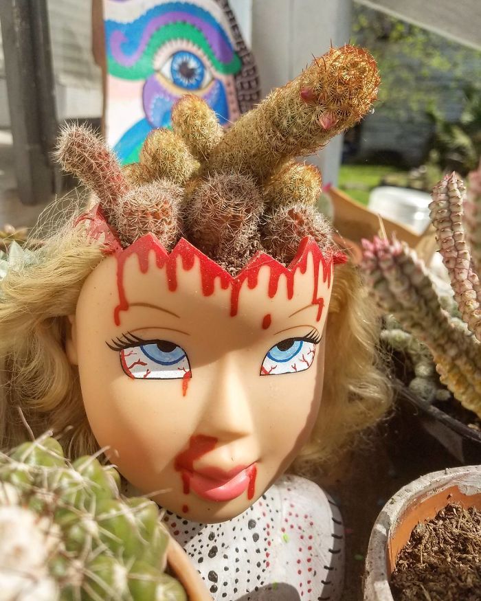 145 People Who Turned Old Dolls Into Planters And Scared The Hell Out Of Their Neighbors 145 People Who Turned Old Dolls Into Planters And Scared The Hell Out Of Their Neighbors