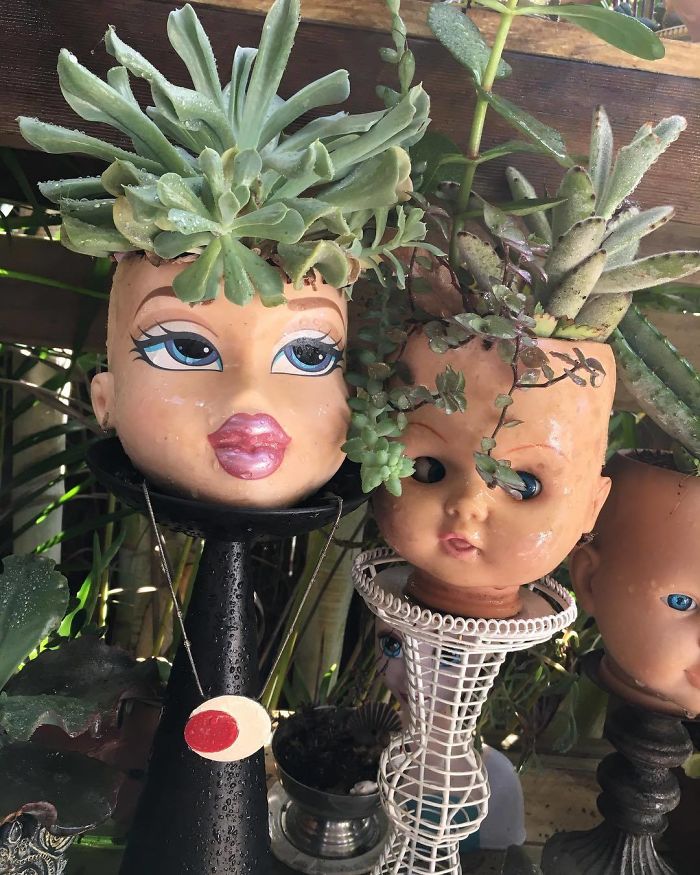 145 People Who Turned Old Dolls Into Planters And Scared The Hell Out Of Their Neighbors 145 People Who Turned Old Dolls Into Planters And Scared The Hell Out Of Their Neighbors