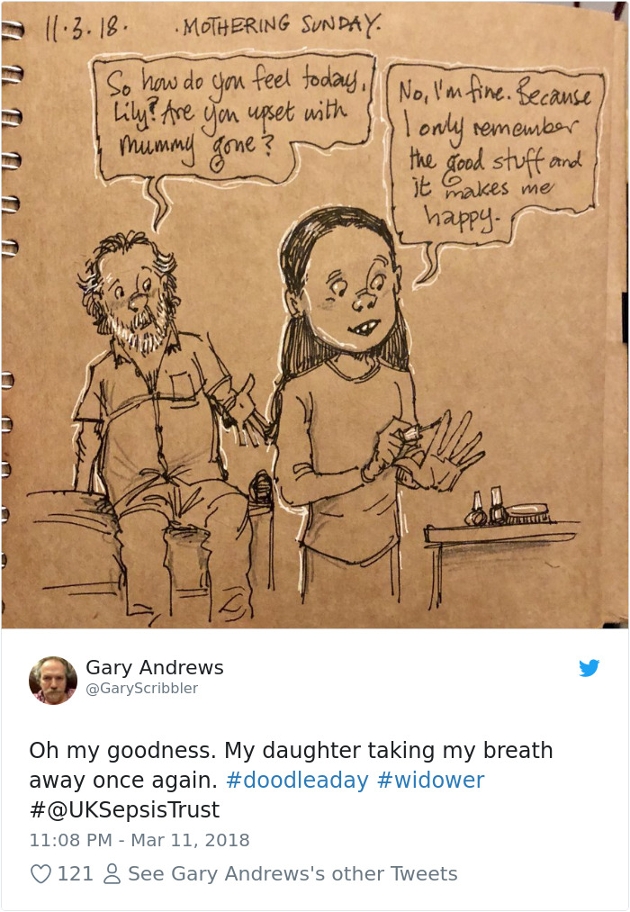 Disney Animator Illustrates Life With Two Children After His Wife Dies, And It Will Break Your Heart Disney Animator Illustrates Life With Two Children After His Wife Dies, And It Will Break Your Heart