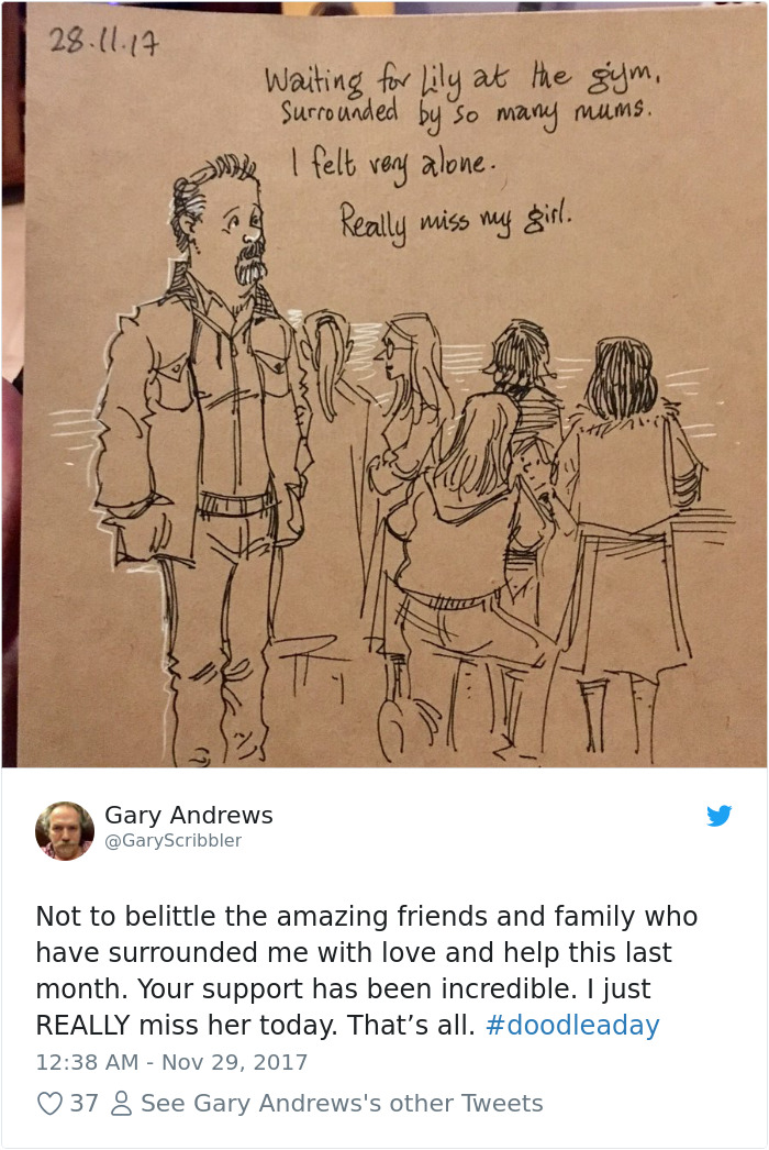 Disney Animator Illustrates Life With Two Children After His Wife Dies, And It Will Break Your Heart Disney Animator Illustrates Life With Two Children After His Wife Dies, And It Will Break Your Heart