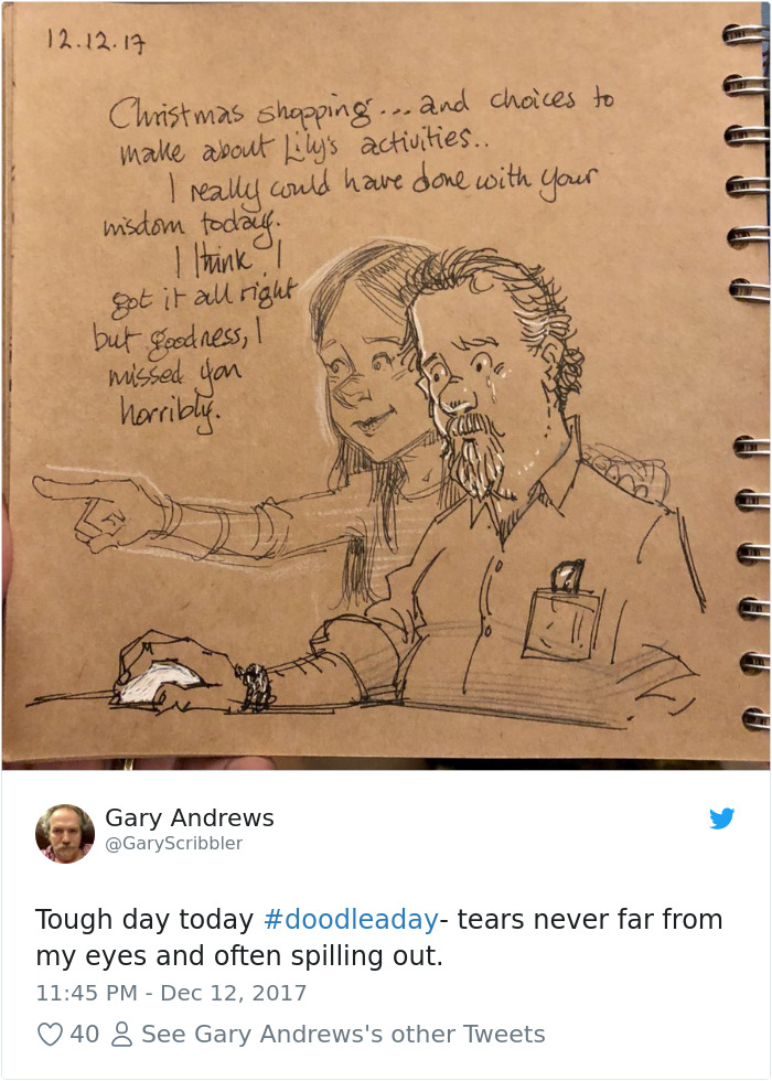 Disney Animator Illustrates Life With Two Children After His Wife Dies, And It Will Break Your Heart Disney Animator Illustrates Life With Two Children After His Wife Dies, And It Will Break Your Heart