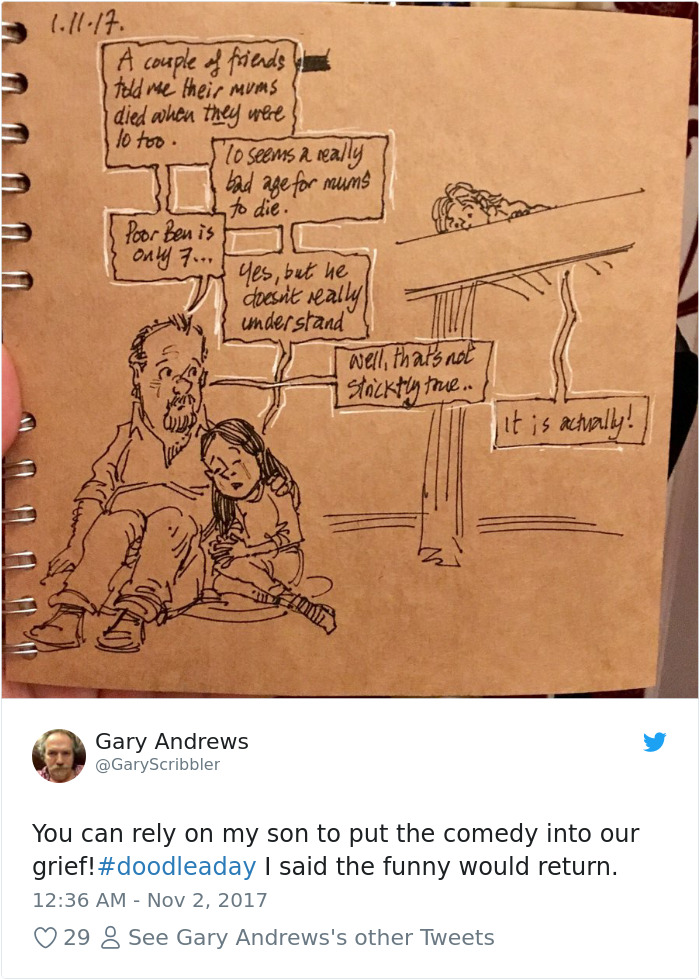 Disney Animator Illustrates Life With Two Children After His Wife Dies, And It Will Break Your Heart Disney Animator Illustrates Life With Two Children After His Wife Dies, And It Will Break Your Heart