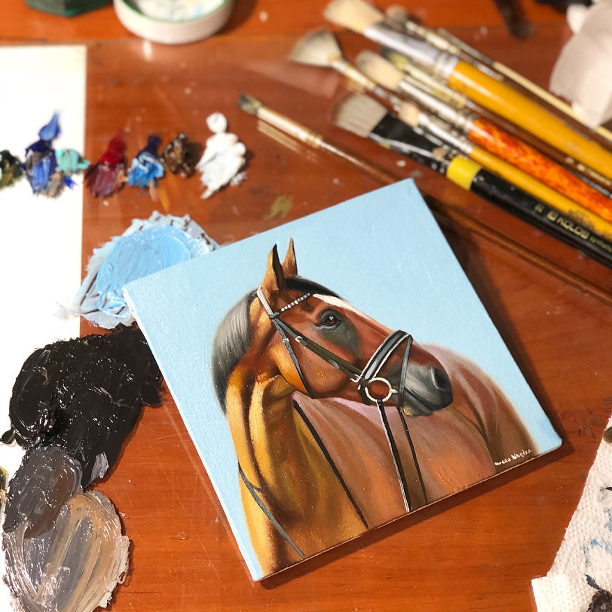 I Challenged Myself To Paint One Horse Portrait Every Day For 365 Days I Challenged Myself To Paint One Horse Portrait Every Day For 365 Days