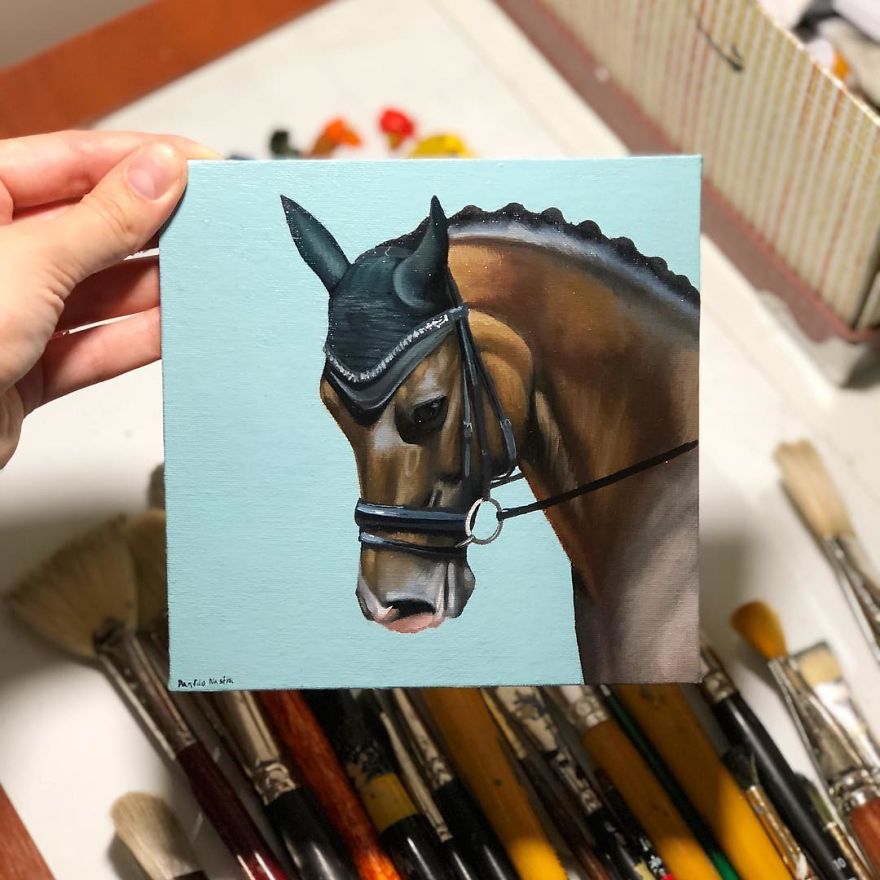I Challenged Myself To Paint One Horse Portrait Every Day For 365 Days I Challenged Myself To Paint One Horse Portrait Every Day For 365 Days
