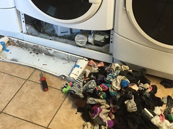 Turns Out Washing Machines Do Eat Socks, But There Were More Surprising Things That We Found… Turns Out Washing Machines Do Eat Socks, But There Were More Surprising Things That We Found…