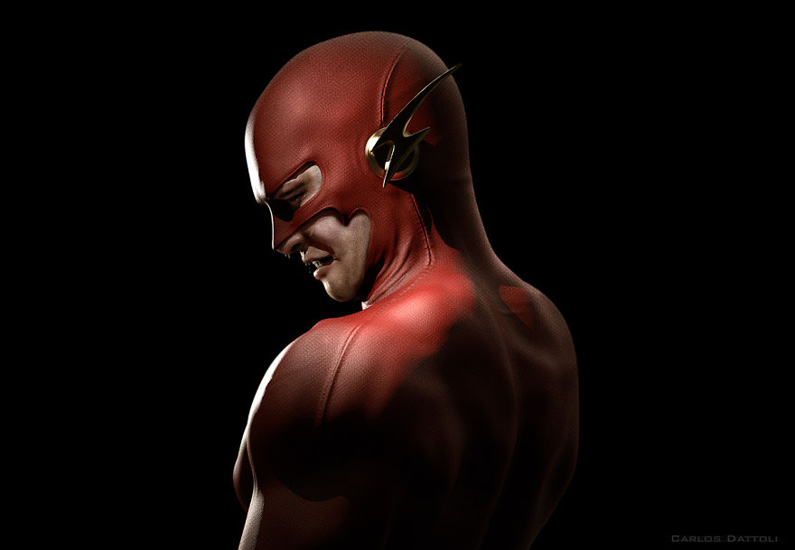 Artist Shows That Superheroes Also Have Their Days Of Sadness Artist Shows That Superheroes Also Have Their Days Of Sadness