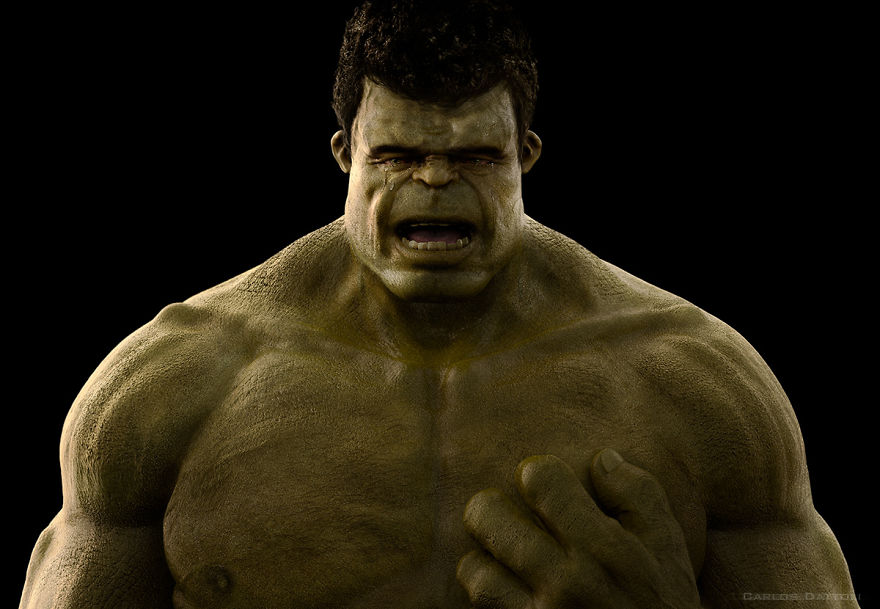 Artist Shows That Superheroes Also Have Their Days Of Sadness Artist Shows That Superheroes Also Have Their Days Of Sadness