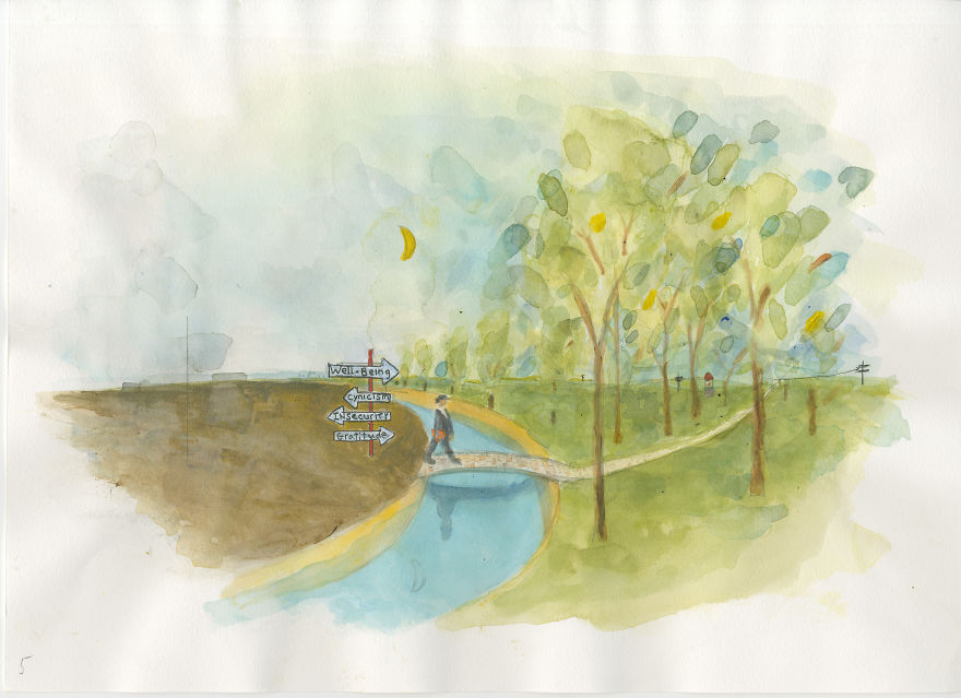 This Artist Found A Way To Teach A Path To Happiness&#8230; Through Paintings