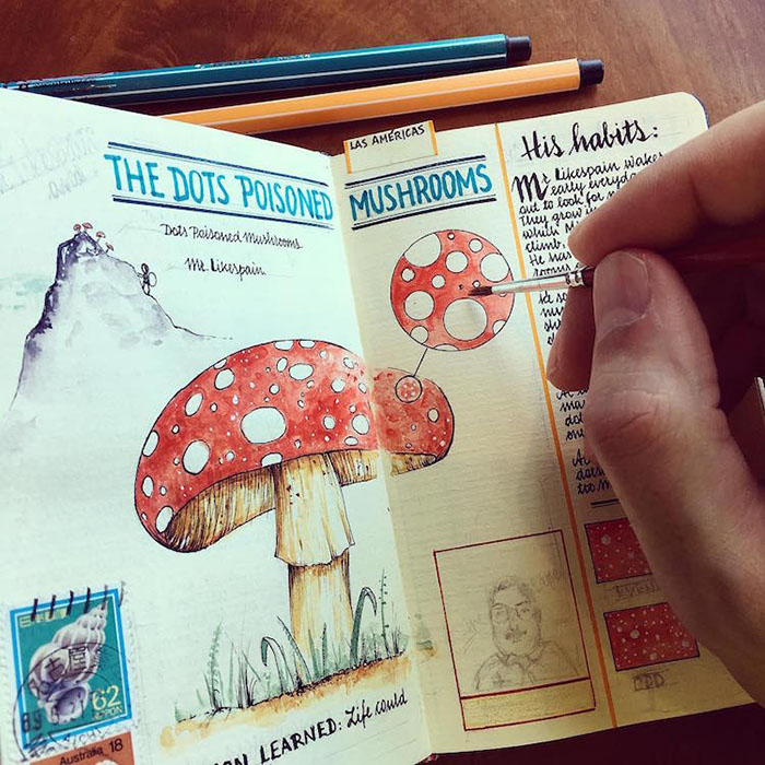 This Man Quit His Aeronautical Job To Travel The World And Here Is How His Notebooks Look Like This Man Quit His Aeronautical Job To Travel The World And Here Is How His Notebooks Look Like