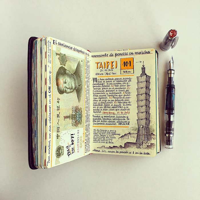 This Man Quit His Aeronautical Job To Travel The World And Here Is How His Notebooks Look Like This Man Quit His Aeronautical Job To Travel The World And Here Is How His Notebooks Look Like