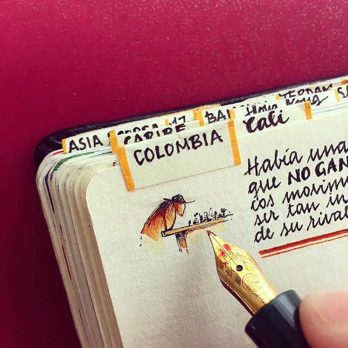 This Man Quit His Aeronautical Job To Travel The World And Here Is How His Notebooks Look Like This Man Quit His Aeronautical Job To Travel The World And Here Is How His Notebooks Look Like