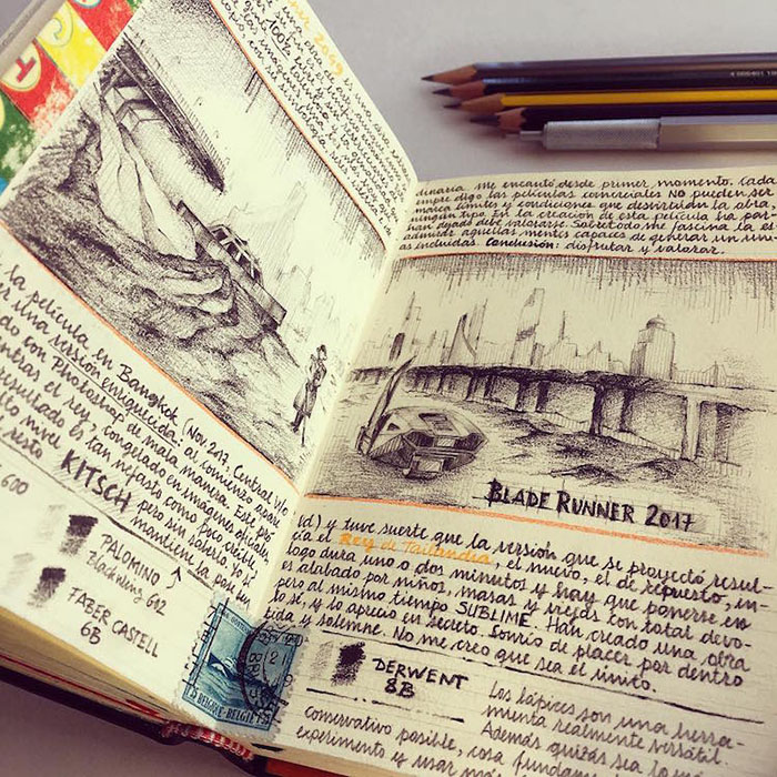 This Man Quit His Aeronautical Job To Travel The World And Here Is How His Notebooks Look Like This Man Quit His Aeronautical Job To Travel The World And Here Is How His Notebooks Look Like