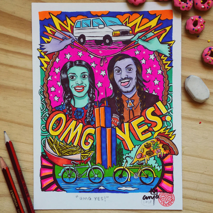 I Create Weird One-Of-A-Kind Cartoonish Family Portraits I Create Weird One-Of-A-Kind Cartoonish Family Portraits