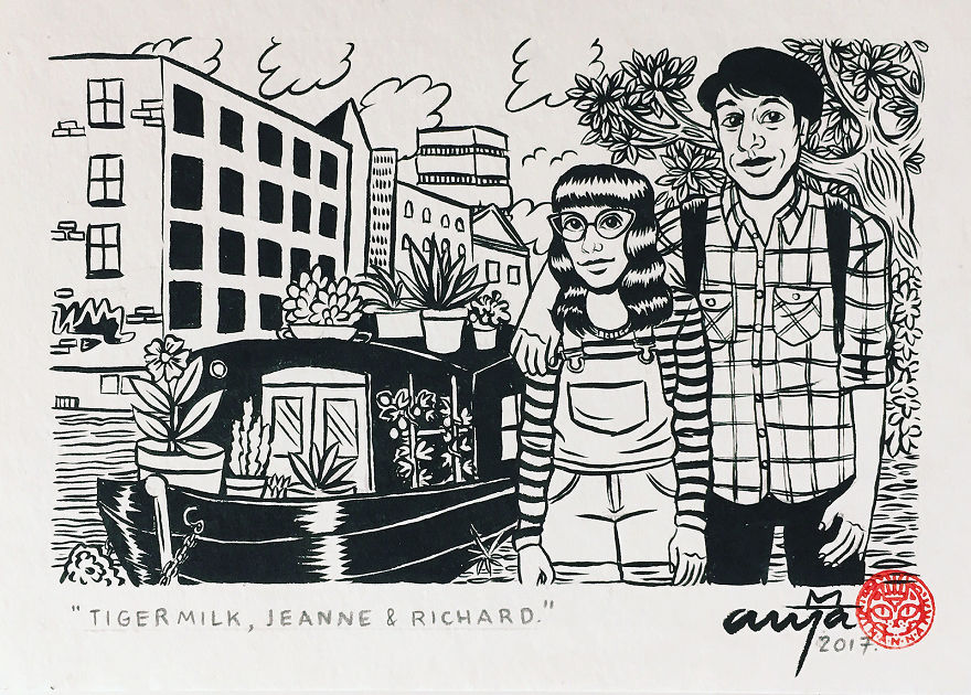 I Create Weird One-Of-A-Kind Cartoonish Family Portraits I Create Weird One-Of-A-Kind Cartoonish Family Portraits