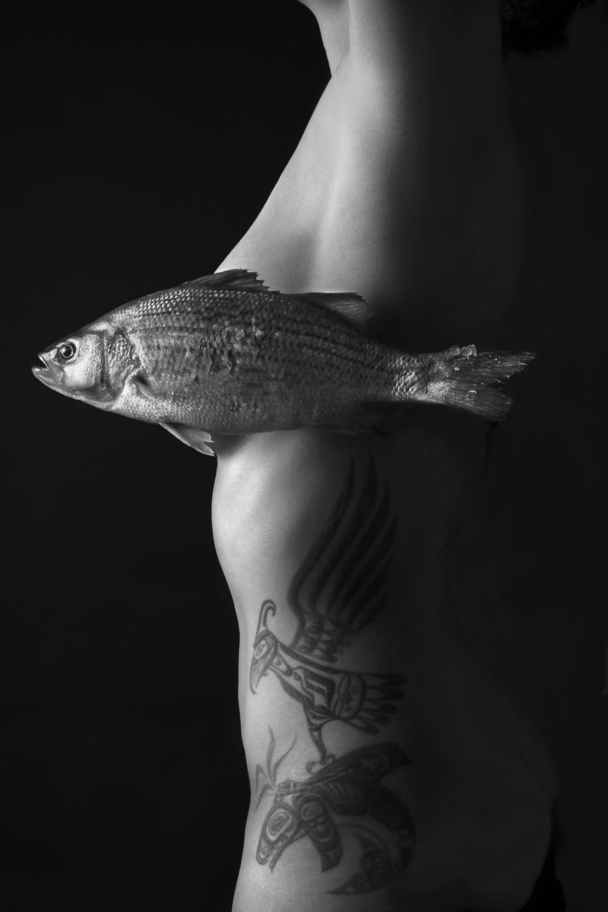 I Combine Surreal Creatures With The Naked Body