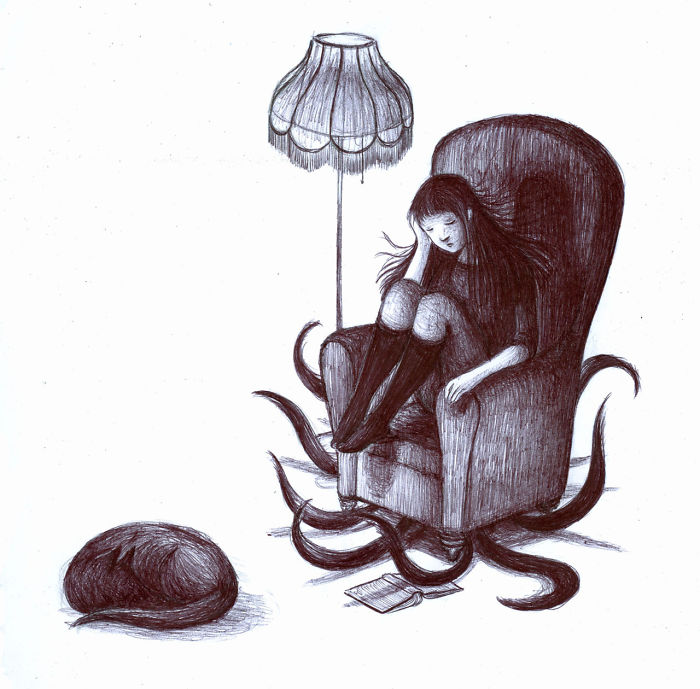 120 Surreal And Slightly Morbid Illustrations By Virginia Mori 120 Surreal And Slightly Morbid Illustrations By Virginia Mori