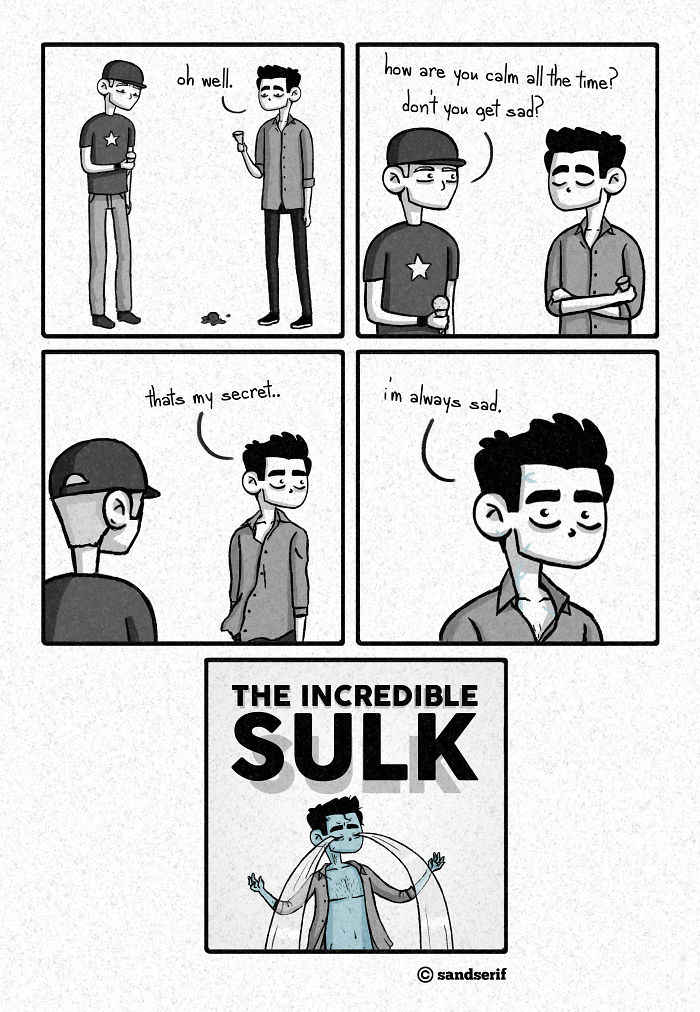 45 Dark And Amusing Comics That I Made About My Life To Express Myself