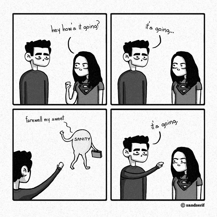 45 Dark And Amusing Comics That I Made About My Life To Express Myself