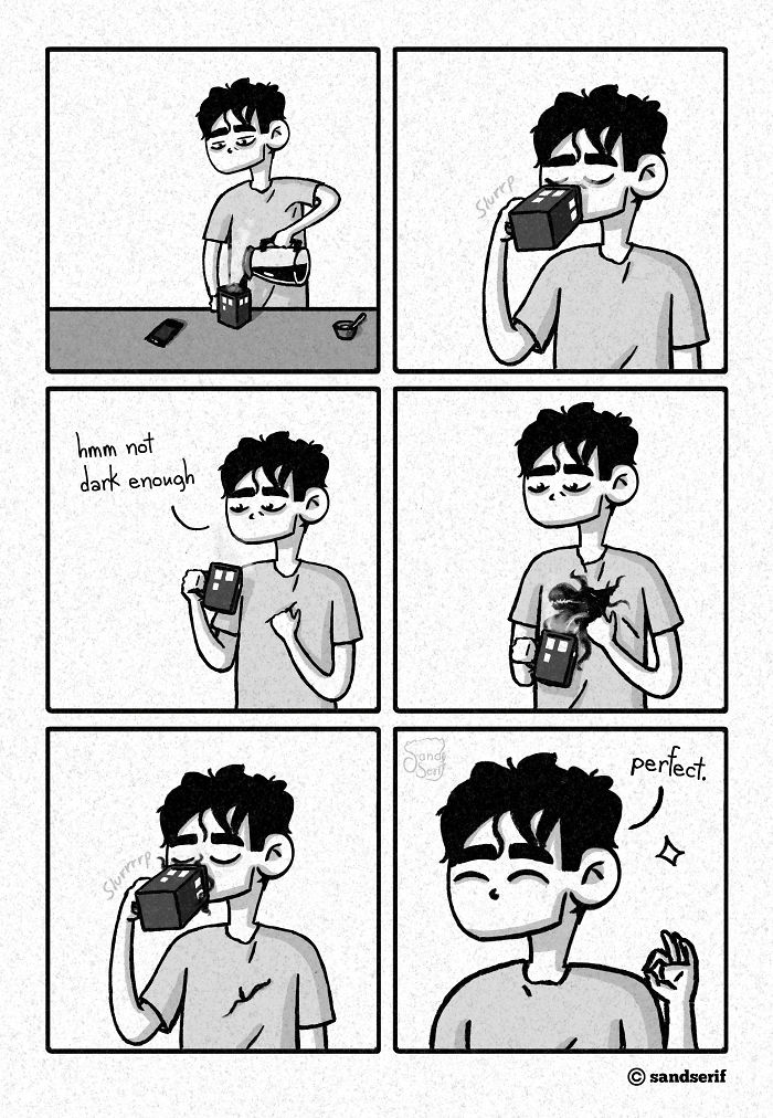 45 Dark And Amusing Comics That I Made About My Life To Express Myself