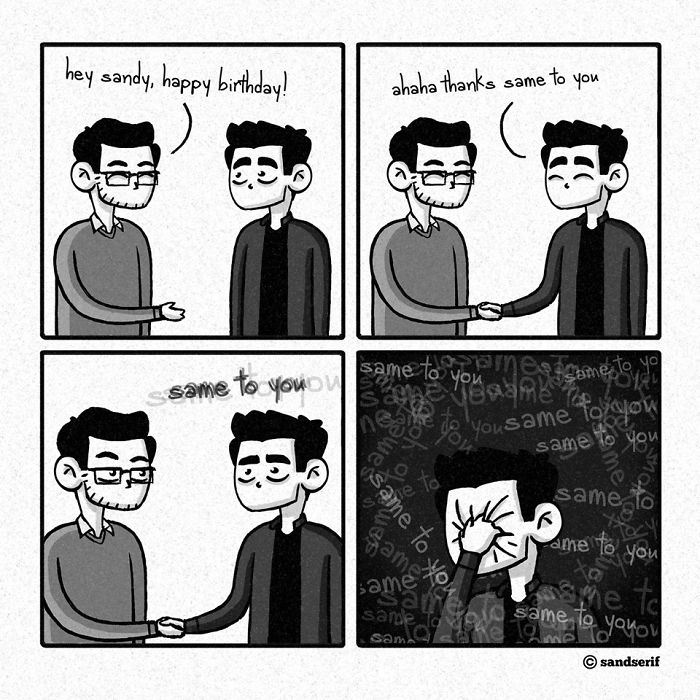 45 Dark And Amusing Comics That I Made About My Life To Express Myself