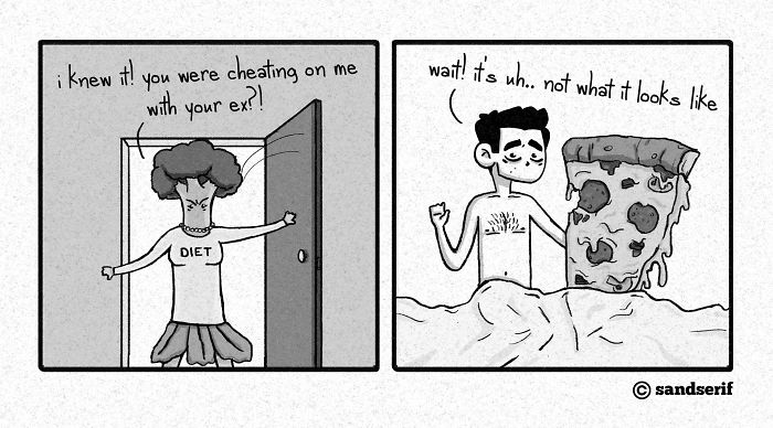 45 Dark And Amusing Comics That I Made About My Life To Express Myself