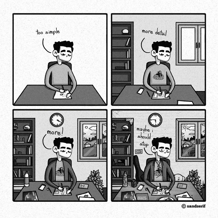 45 Dark And Amusing Comics That I Made About My Life To Express Myself