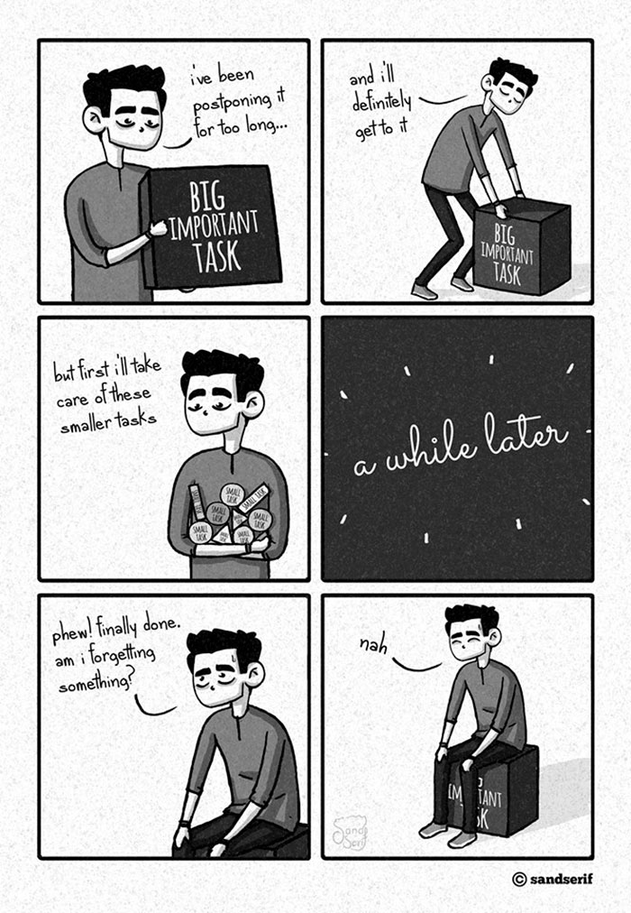 45 Dark And Amusing Comics That I Made About My Life To Express Myself