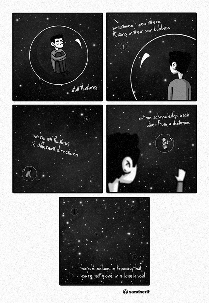 45 Dark And Amusing Comics That I Made About My Life To Express Myself