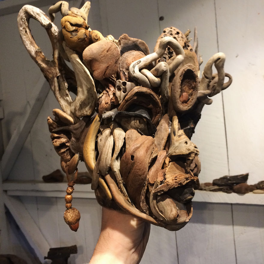 I Have Been Sculpting Faces And Bodies From Driftwood For Over 17 Years I Have Been Sculpting Faces And Bodies From Driftwood For Over 17 Years