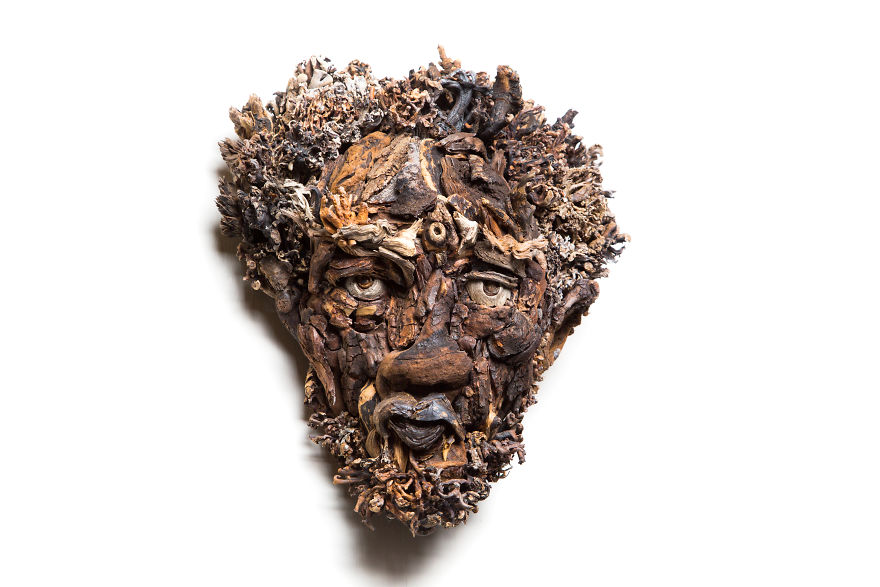 I Have Been Sculpting Faces And Bodies From Driftwood For Over 17 Years I Have Been Sculpting Faces And Bodies From Driftwood For Over 17 Years