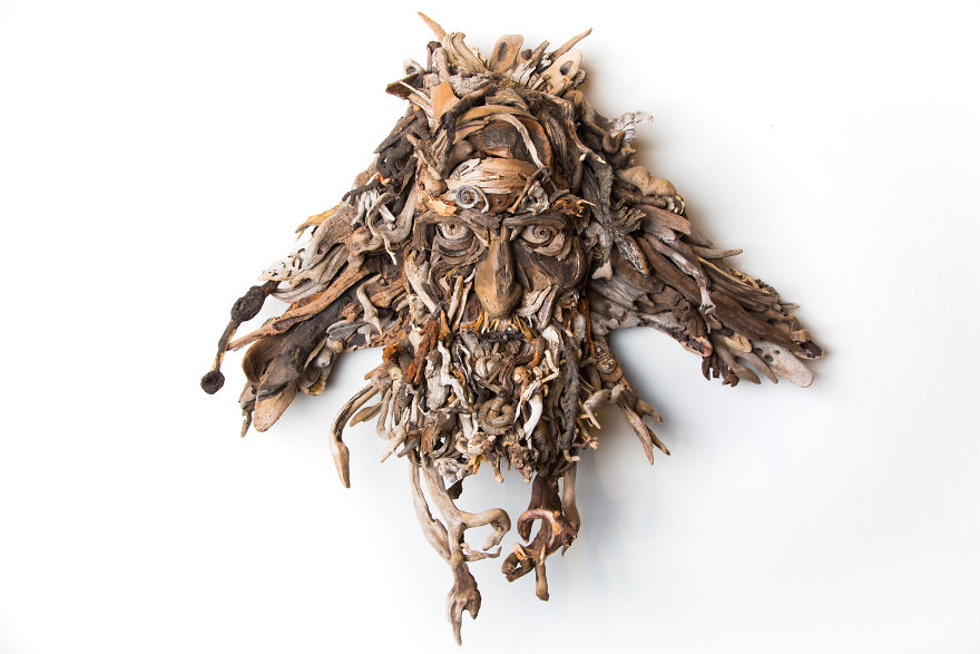 I Have Been Sculpting Faces And Bodies From Driftwood For Over 17 Years I Have Been Sculpting Faces And Bodies From Driftwood For Over 17 Years