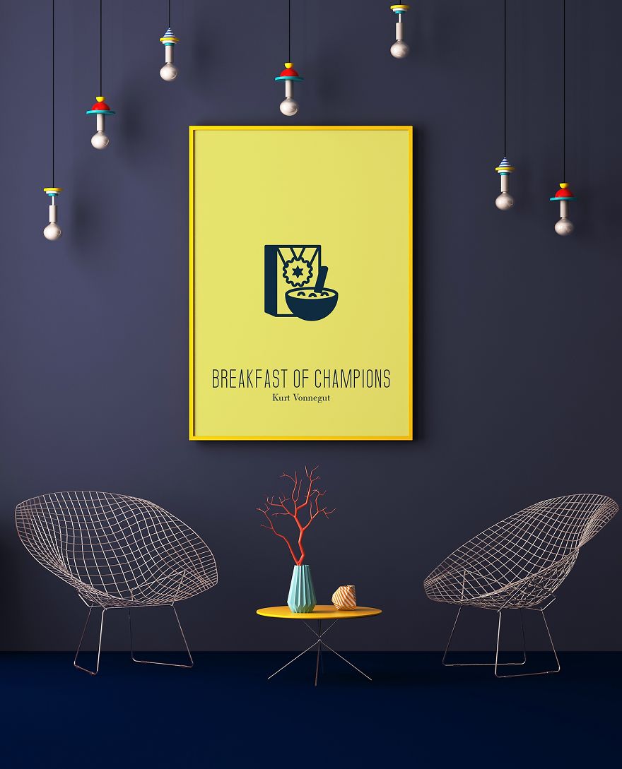 10 Mininalist Posters Of Famous Books 10 Mininalist Posters Of Famous Books