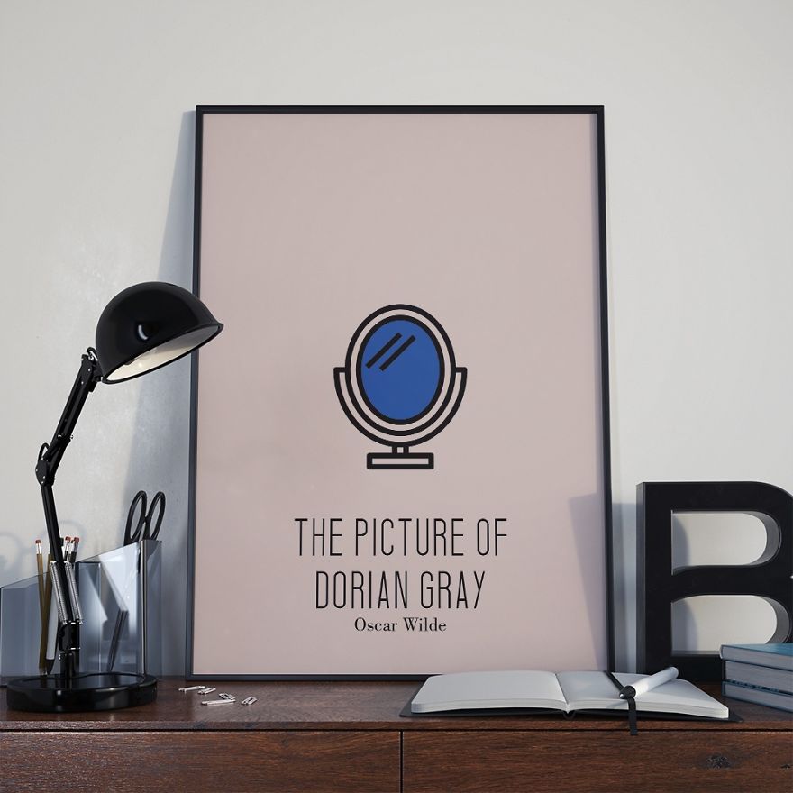 10 Mininalist Posters Of Famous Books 10 Mininalist Posters Of Famous Books