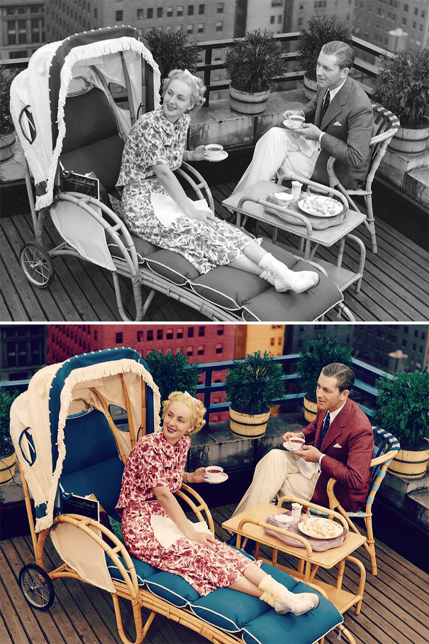 27 Old Photos Before And After I Colorized Them 27 Old Photos Before And After I Colorized Them