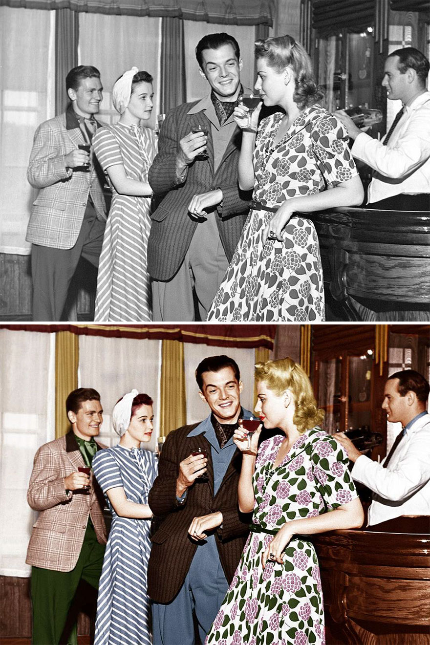 27 Old Photos Before And After I Colorized Them 27 Old Photos Before And After I Colorized Them