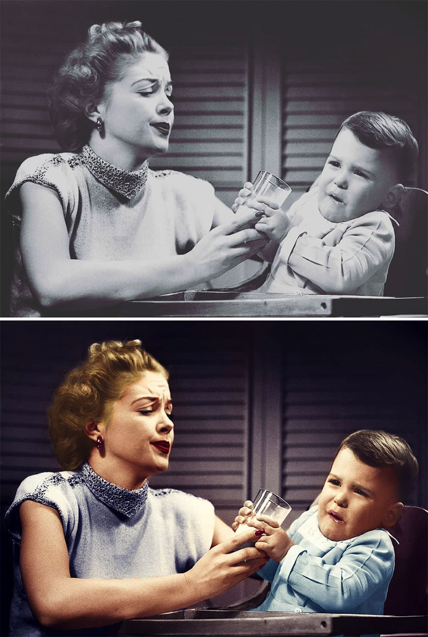 27 Old Photos Before And After I Colorized Them 27 Old Photos Before And After I Colorized Them