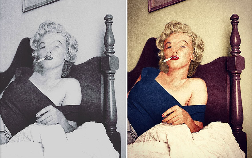 27 Old Photos Before And After I Colorized Them 27 Old Photos Before And After I Colorized Them