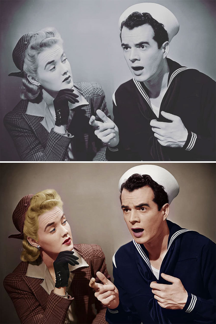 27 Old Photos Before And After I Colorized Them 27 Old Photos Before And After I Colorized Them