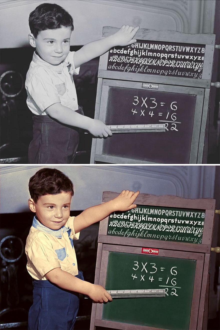 27 Old Photos Before And After I Colorized Them 27 Old Photos Before And After I Colorized Them