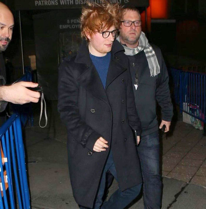 Ed Sheeran&#8217;s Security Guard Has An Instagram, And It&#8217;s Better Than His Boss&#8217;s