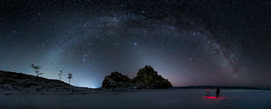 Winter In Siberia, On Lake Baikal Winter In Siberia, On Lake Baikal