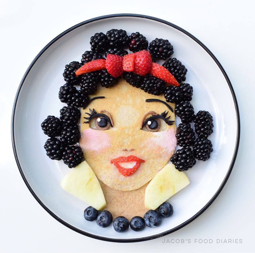 I Turn Healthy Meals Into Cartoon Characters So My Son Would Eat Them