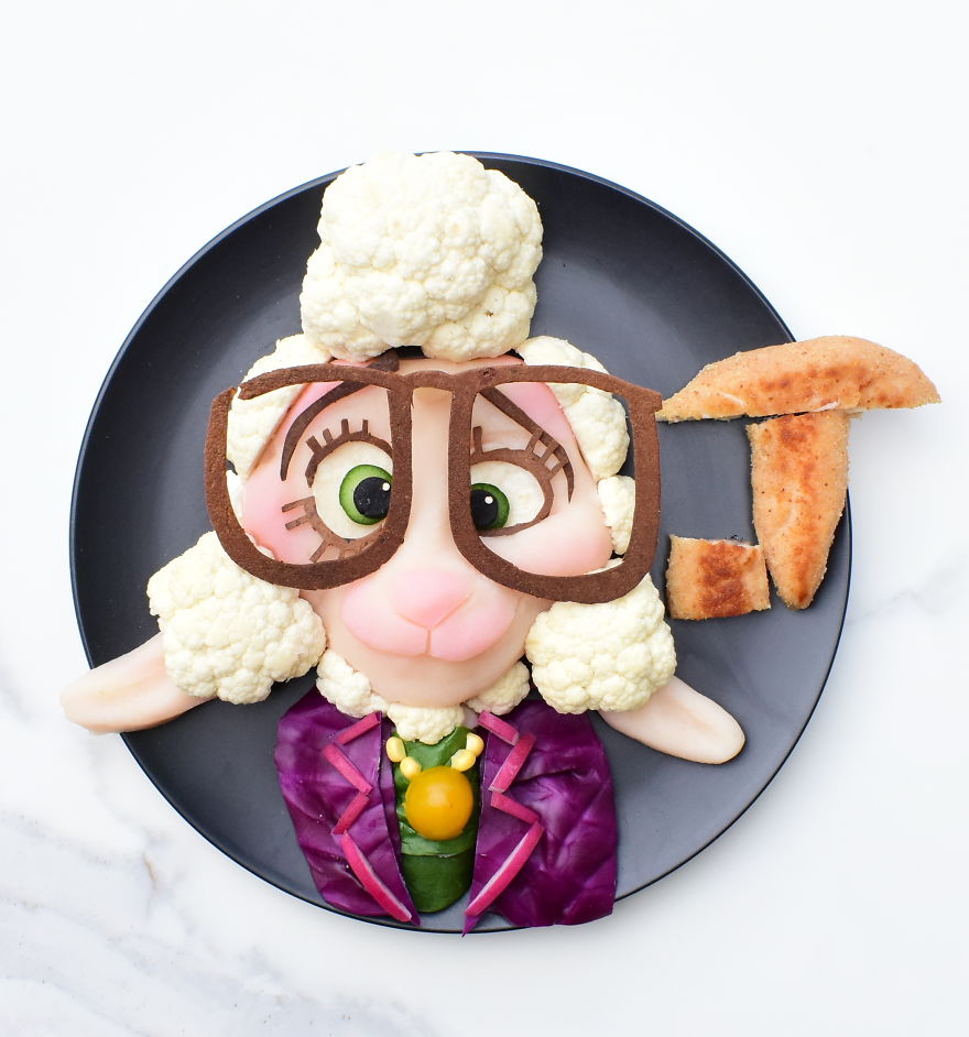I Turn Healthy Meals Into Cartoon Characters So My Son Would Eat Them