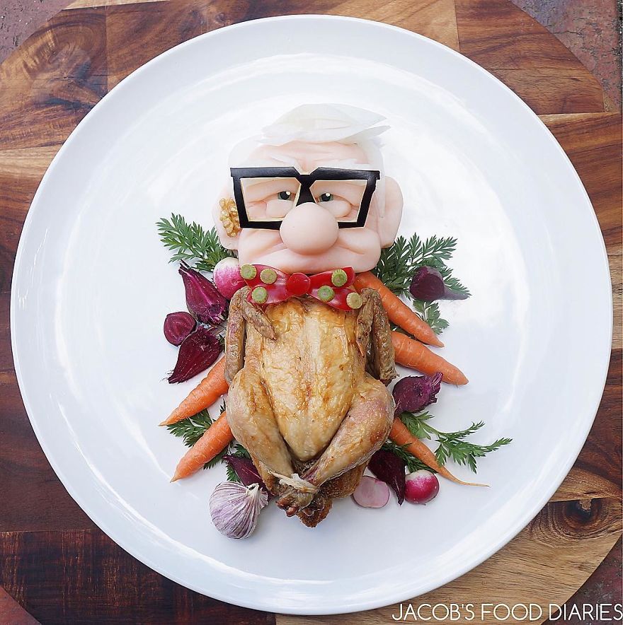 I Turn Healthy Meals Into Cartoon Characters So My Son Would Eat Them